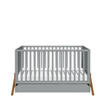 Lotta gray cot/toddler bed 70x140 with drawer 