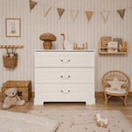Ines elegant white chest of drawers