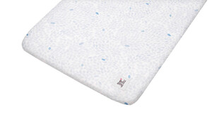 Flakes muslin fitted sheet size 40x90 (XS)