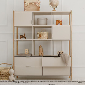 Versa Wide Bookcase – modern bookcase for kids’ and teens’ rooms