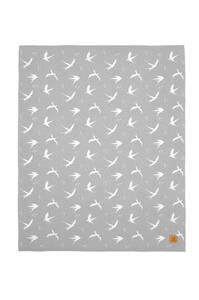 Fly Cotton blanket gray