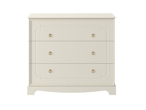Royal latte 3-drawer chest