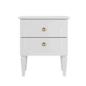 Royal  timeless bedside table white