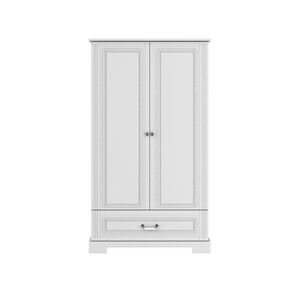 Ines elegant white szafa 2-drzwiowa