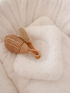 Textiles to the Moses basket Golden Dots Snow