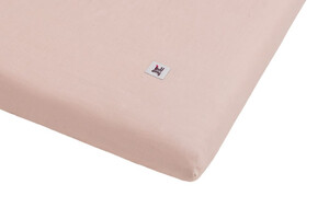 Linen fitted sheet dusty pink UP! 70x140