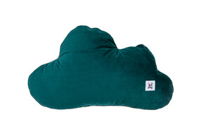 Velvet Pillow Cloud Emerald