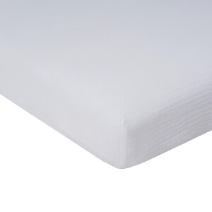 Snow muslin bed sheet 60x120 