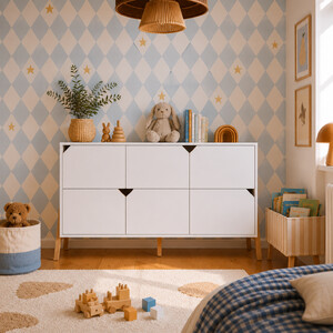 Lotta snow 6-drawer chest