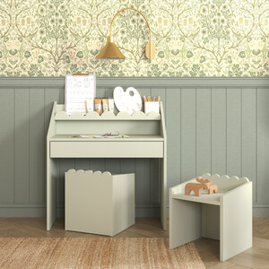 Biurko Montessori Book Nook snow – kompaktowe biurko dla dzieci 